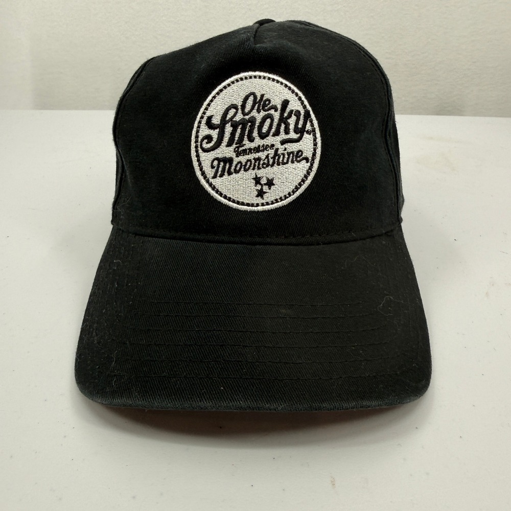 Ole Smoky Tenessee Moonshine Baseball Cap Mens OSFM Black Pass The Jar Hat
